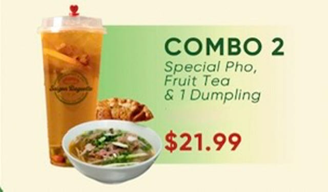 Pho Combo Meal.