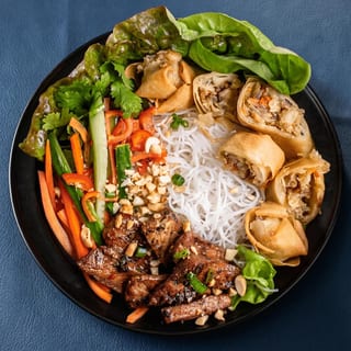 Bun Grilled Pork & Eggroll (Thit Nuong / Cha Gio)